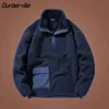 Manteau en velours d'agneau Parkas pour hommes pour hommes automne jeunesse pull épaissi Teddy polaire veste mâle chaud tactique militaire manteau vêtements d'extérieur 231214