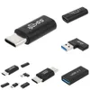 Nya bärbara datoradaptrar Laddare Typ C till USB 3.0 Adapter OTG USB C till typ C Male Female Converter Connector 35ea