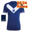 23 24 Girondins de Bordeaux Soccer Jerseys Barbet Elis Biumla Ekomie Bokele Weissbeck de Amorim Elis Home Blue Football Shird Short Sleeve Uniforms