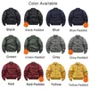 Men's Jackets Stylish Clothes Zip Up Military Coat Baseball Flight Pilot Coats Rib Sleeve Thick Windbreaker Man Outwear Tops