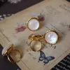 Bröllopsringar Vintage Natural Clear Shell Rings for Women smycken Runway Party T Show Fancy Trendy Boho Ins Japan 231214