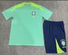 24 25 Бразилия Спортивная футболка Футболка Hot Hand Training Wear 2024 2025 Бразильский костюм с короткими рукавами Спортивная мужская футболка