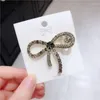Coreia de alta qualidade strass bowknot hairclip feminino elegante colorido brilhante hairpins festa acessórios para o cabelo ol senhora headwear