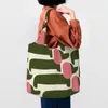 Shopping Bags Funny Print Pink Dog Show Tote Bag Recycling Orla Kiely Grocery Canvas Shopper Shoulder Pography Handbags