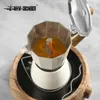 Coffee Pots Coffee Maker Moka Pot Stainless Steel Stovetop Espresso Maker Italian Cuban Coffee Percolator Stove Cappuccino 150ml/300ml 231214