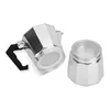 Cafetières Moka cafetière expresso Latte percolateur cuisinière cafetière expresso cafetière italienne 50/300/450ml aluminium 231214