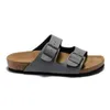 2024 Birkes Slippers Bostons Designer Sandals Cork Men Slide Slideスニーカーカジュアルレザーバックルストラップフラットトレーナーサマービーチアウトドアバーキンストック