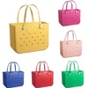 Practical and Simple Waterproof Bogg Bag Hole Bags Eva Beach Bag Storage Bags Women's Handbag Lightweight Shopping Basket289G