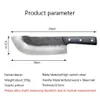 El yapımı dövme profesyonel mutfak lnife şefi et sleaver yüksek karbonlu çelik geleneksel Çin katliam bıçakları284m
