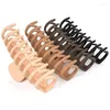 Sets Wholesale Geometric For Minimalist Women Girls Thick Ponytail Holder Hair Grabs Accessories Square Clamps