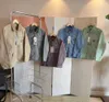 Kurtki męskie ubrania robocze marka mody Carhart Canvas Washable Wax Dyed Detroit Jacket Coat American Style Workear Etykieta luźna design
