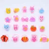 Hele 50 stks kinderen Cartoon Dier Fruit Prinses Snoep Zeemeermin Ring Meisje Sieraden Ringen Kinderen Speelgoed Cadeau In bulk266U