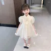 Vestidos de menina meninas hanfu 2023 estilo chinês vestido de verão irmãs crianças roupas antigas bebê princesa saia 2-10y