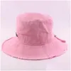 Cappelli a tesa larga Donna Estate Le Bob Artichaut Cappello a secchiello Parasole per viaggi all'aperto Consegna a goccia Accessori moda Sciarpe Guanti C Dhx3L