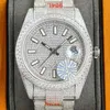 ساعة Wristwatches Diamond Watch Mens ساعة ميكانيكية أوتوماتيكية الساعة 40 مم مصنوعة من 904L Stainls Steel Montre DE256C