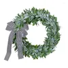 Decorative Flowers Garlands Rings Wreath Artificial Boxwoods Leaves Wreaths For Party Wedding