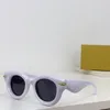 Yeni Moda Güneş Gözlüğü 40118 Özel Tasarım Renk Şişirilmiş Kedi Gözü Şekli Asetat Tahta Çerçevesi Avant-Garde Stil Çılgınca İlginç