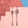 Pendientes colgantes Vintage Thaya con forma de farol de perlas hechos a mano, tachuelas de plata esterlina s925 para mujer, joyería fina 210813293j