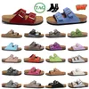 Designer Birkinstock Bostons Clogs Slippers Birkes Men Women Sandal Cork Slide Multiple Styles Casual Shoes Leather Buckle Strap Flat Sneakers Brand Trainers