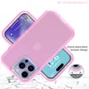 3 in 1 Defend Shockproof Armor Magnetic Phone Case For iPhone 12 13 14 15 Pro Max 14 15 Plus Clear Crystal Armor Back Cover Cases 60pcs