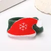 Bracelet décoratif de noël pour hommes et femmes, exquis, intéressant, joli petit élan rouge, anneaux de noël, cadeau