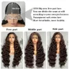 Perucas sintéticas de renda sintética marrom claro Wig Xtress Ultra Long Loose Wave 13x4 Front Hair with Baby Daily Modyable Style 231215
