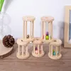 Toupie Montessori Ball Cylindre Tambour roulant - Hochet en bois Jouet roulant - Jouet rampant pour bébés de 6 à 12 mois 231214