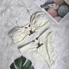 Kadın Mayo Pembe Seksi Bikinis 2023 Kadın Mayo Kadın Mayo Yüzme Giyim Mayoları Suits Brezilyalı Kızlar Bikini Set Plaj Giyim Havuzu Bather T231215