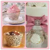 100PCS Lace Cupcake Wrapper Laser Cut Wedding Shower Cupcake Wrapper Favors with High Quality Pearl Paper2986