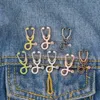 Verpleegster Arts Stethoscoop Emaille Broche Pins Creatieve Revers Broches badge Voor vrouwen Mannen Meisje Jongen Mode-sieraden Gift305F