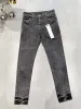 Fioletowe dżinsy dżinsowe spodnie męskie dżinsy projektant dżinsów czarne spodnie wysokiej jakości prosta design retro streetwear swobodne dresowe projektanci joggery spodni spodnie