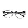 男性向けの光学眼鏡レトロデザイナー2048ファッションアセテートファイバーグラスフレームヨーロッパとアメリカのスクエアスタイルのアンチブルーライトレンズプレート付き