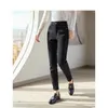 Jeans Femme INMAN Femmes Leggings en peluche 2023 Hiver Taille haute Slim Stretch Denim Pantalon Français Commuting Casual Pantalon polyvalent
