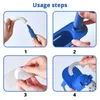 Kitchen Storage Adjustable Blue Sink Rack Holder Foldable Sponge Simple Towel For