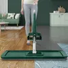 Mops Lamgool Handvrij wassen Mop Squeeze Vloerreiniging Magic Cleaner 360 ° Roterend Thuis Keuken Badkamer Lui Gereedschap 231215