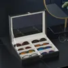 Jewelry Pouches Leather Eye Glasses Case Anti-corrosion Round Edge Fabric Surface Preserve Of Eyewear