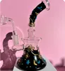 Glow in the Dark Beaker Bong Rigle olejne fajki wodne Rury wodne Akcesoria szklane bongs shisha ze stawem 14 mm