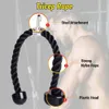Gym Cable Machine Attachment Set Triceps Pull Down Rope with Resistance Bands Handle and Carabiner Fitness Equipment 240104