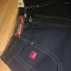 Женские джинсы Y2K Мешковатые готические винтажные хип-хоп американские JNCO с графикой вышивки Черные брюки Мужчины Женщины Уличная одежда с широкими штанинами в стиле Харадзюку