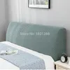 Colcha europeia estiramento cabeceira slipcover cor sólida cabeça de cama capa traseira proteção poeira para decoração cama 231214