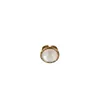 Bröllopsringar Vintage Natural Clear Shell Rings for Women smycken Runway Party T Show Fancy Trendy Boho Ins Japan 231214