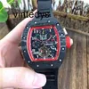 Luxury Watch Wine Top Quality Automatic Mechanical Movement Type Carbon Fiber Tourbillon Miller LY