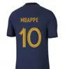 22 2023 BENZEMA MBAPPE soccer jerseys player version GRIEZMANN POGBA French World Cup national team francia GIROUD fans KANTE Football shirts