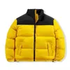 Winter-Herren-Daunenjacke, Patchwork-gestickter, warmer Parka, warme, winddichte Daunenjacke für Herren und Damen, Briefdruck-Jacke, Paar, mehrfarbig bedruckte Parkas