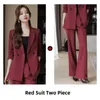 Ternos femininos blazer 2023 outono casual blazers casaco combinando conjunto coreano elegante profissional terno jaqueta calças largas duas peças 231215