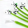 PCS/mycket söta roliga panda djur gelpennor för att skriva mjuk signatur penna escolar papelaria skola kontor leverans presentationer