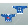 Custom NATIONAL SERGEI KOULIKOV 19 DE QUEBEC BLUE HOCKEY JERSEY NEW Top Stitched S-M-L-XL-XXL-3XL-4XL-5XL-6XL