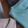 Мужские свитера Zocept, 100% мериносовая шерсть, свитер с круглым вырезом, утолщенные топы, осень-зима, мягкий, теплый, повседневный, однотонный, вязаный пуловер 231216