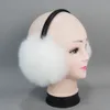 Ear Muffs Russia Women Real Fox Fur Hang Ear Cover Warm Winter Earmuff Headwear Ear Muffs Earmuffs Cold Ear Warmer Ear Protection Headband 231215