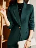 Damenanzüge Blazer Damen Herbst Koreanische Mode Anzugjacke Zweiteiliger lässiger Blazermantel und elegante professionelle Kleidung knöchellange Hose 231216